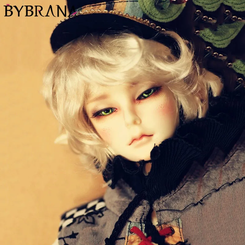 Bybrana BJD кукла парик мужская кукла 1/3 22 см размер teana светильник золотой ангел кудрявые короткие волосы