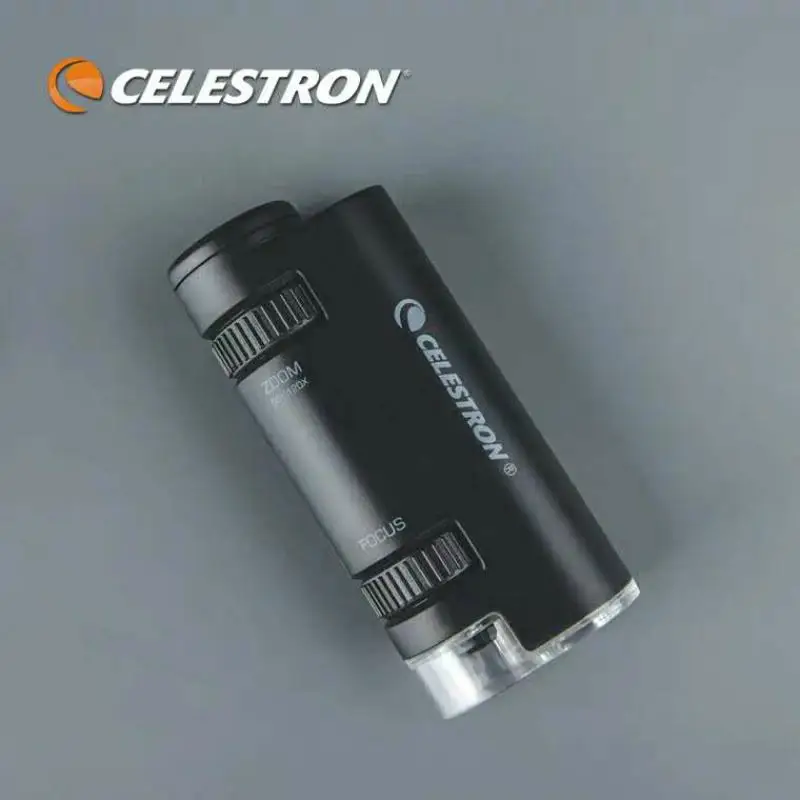 Портативный микроскоп CELESTRON 60 120X с бесступенчатым увеличением портативный многоуровневый светодиодный
