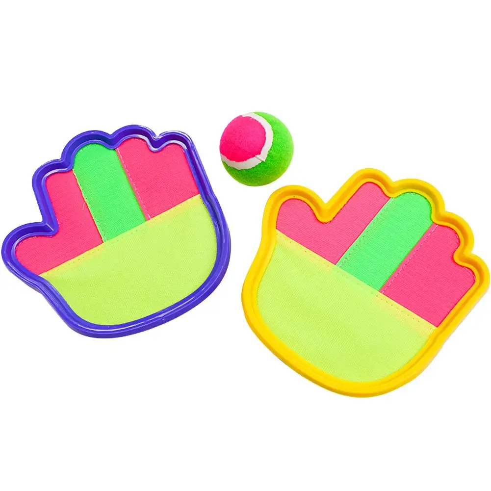 

Children Outdoor Playing Throwing And Catching The Ball Sticky Racket Set Sports Set Parent-child Interactive Catch Ball Toy