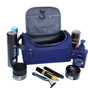 Borsa per cosmetici da uomo Borsa da toilette impermeabile oxford organizer da viaggio Borsa da bagno per estetista con sabbia ad alta capacità 1
