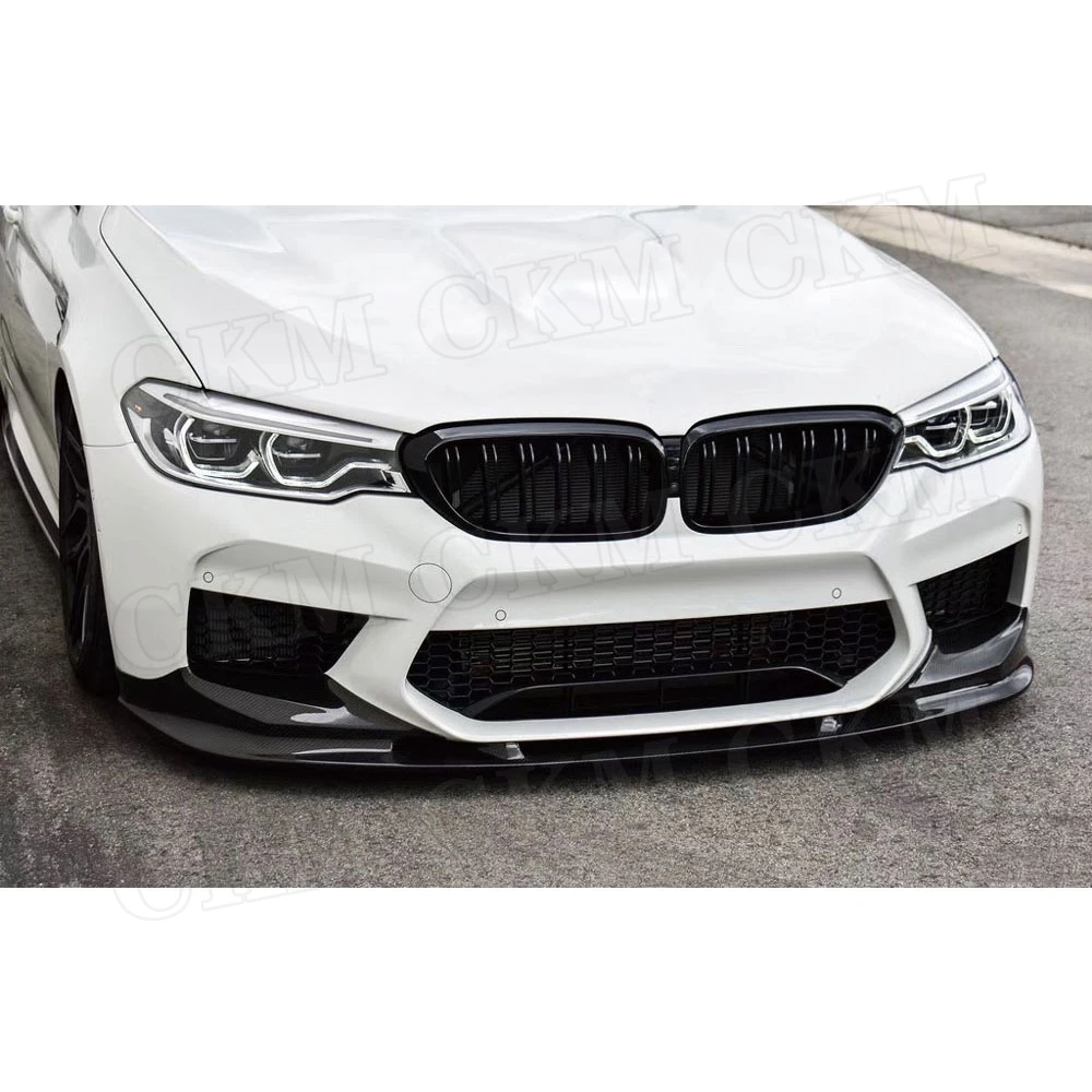 5 серий передний бампер из углеродного волокна спойлер фартук для BMW F90 M5