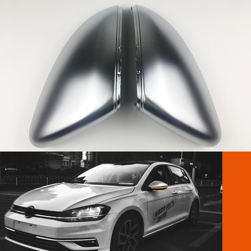 Для VW Golf 7 gti R mk7 5 6 MK6 Passat B7 CC Scirocco E-GOLF поло 6R 6C боковое зеркало чехол хромированные