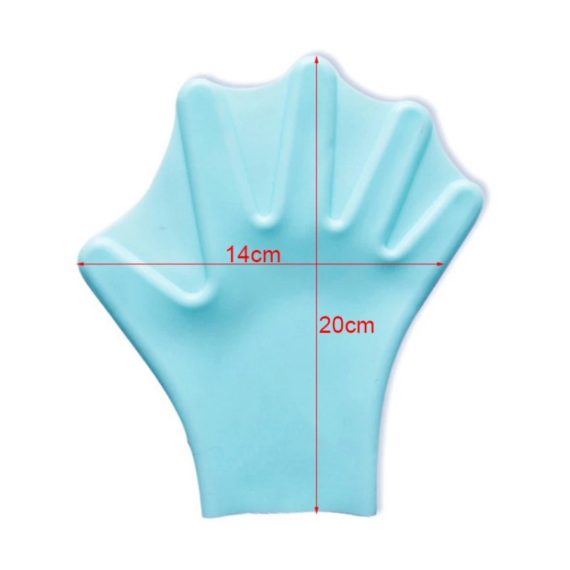 Профессиональные плавательные ласты для рук полный палец взрослые дети плавание тренировочное весло перчатки силиконовые дайвинг серфинг