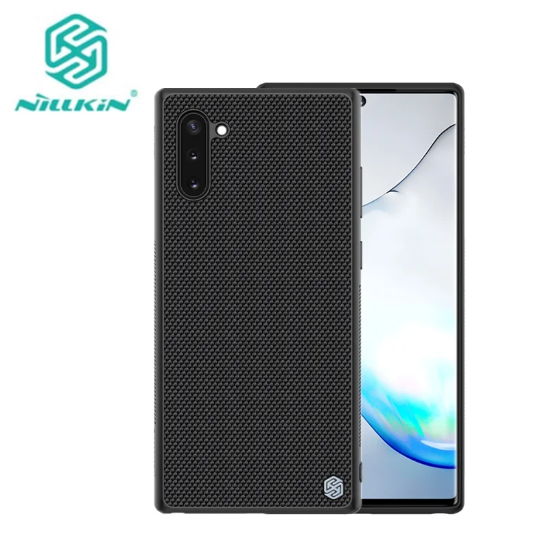 Для samsung Galaxy Note 10+ Note 10 Plus Nillkin текстурированная нейлоновая задняя крышка из волокна Роскошный деловой Тонкий прочный нескользящий жесткий чехол