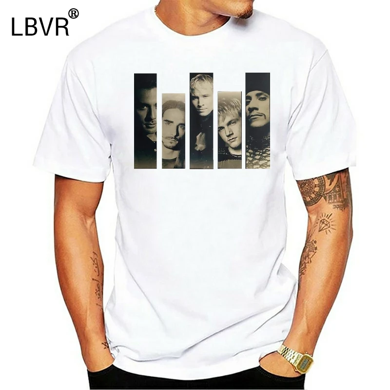 David E Everett Backstreet Boys Men's T Shirt Cotton Fashion Sportser Casual Round Neck Short Sleeve Top Tees Plus Size T-shirt | Мужская