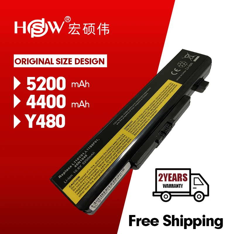 Аккумулятор HSW 6 ячеек для lenovo IdeaPad Y480 G710 G700 Z580 G480 G585 Y485 Y580 Z380 G400 G485 G580