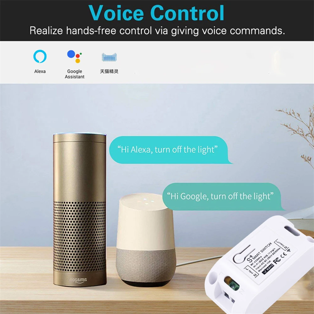 Смарт приложение SMATRUL Tuya Smart Life Wi Fi + RF 433 МГц DIY релейный таймер модуль Google Home Amazon Alexa