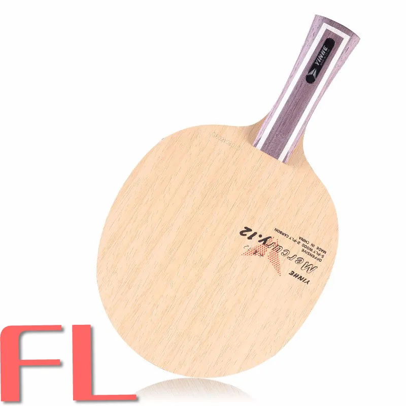 FL long handle Yinhe Mercury Y12(Y-12 Y 12) карнон для настольного тенниса/ракетка для пинг-понга - Цвет: FL long handle
