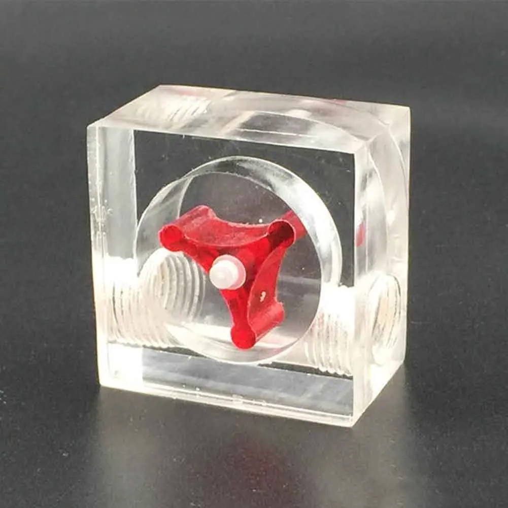 PC Computer Water Cooling Flow Indicator Meter Acrylic 2-Way G1//4 Thread BT