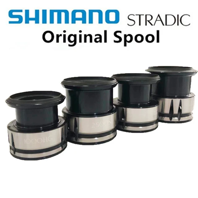 Original Shimano Stradic FL Spare Spool 4000MHG Shallow 1000S C2000SHG 2500S  Deep Spool 2500 C3000HG 4000XG Spinning Reel Part