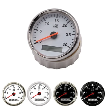 

85mm Tachometer 3000RPM With Hourmeter Truck Car Boat Diesel Engine Tacho Meter RPM Gauge REV Counter With Backlight Tacho Meter