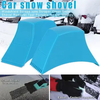 

Multifunctional Automobile Glass Snow Removal Shovel Portable Car Window Deicer Snow Scraper Snow Sweeper For Winter Car