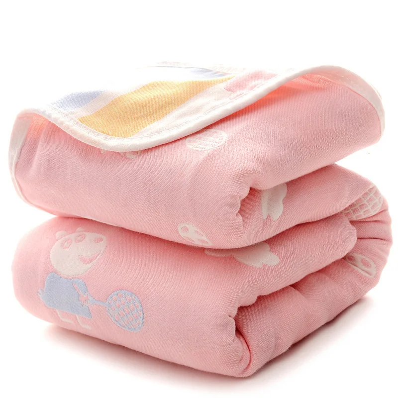 

Baby Textile Towel Blanket Pure Cotton Six-layer Gauze Towel Blanket Four Seasons Cotton Cloth Is BABY'S Bath Towel