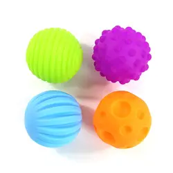 YOEDAF случайный цвет детские мячи для малышей, игрушки, душевный цвет, детские мягкие мячи для рук, игрушка для обучения ребенка