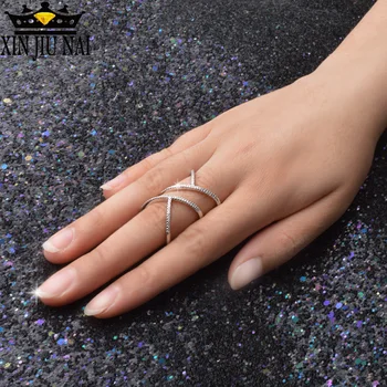 

Special Design Charm Promise Fashion Twisted Elegant Twist Rings For Women Girls With Full Shiny CZ Stone 925 Silver Jewelry