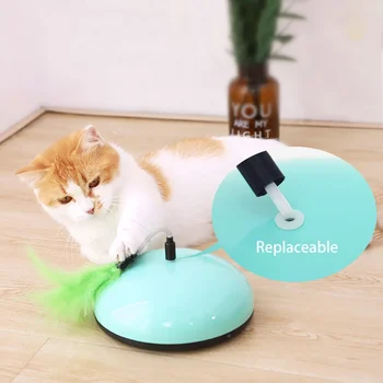 

Interactive Cats Chasing Toy Interactive Cat Toy Sweeping Robot Pet Hair Cleaner Electric Hair Suction Device