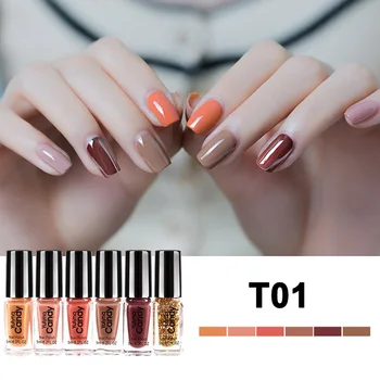 

1 Set Nail Polish DIY Art Long Lasting Non-toxic Quick Drying Manicure Portable for Women KG66