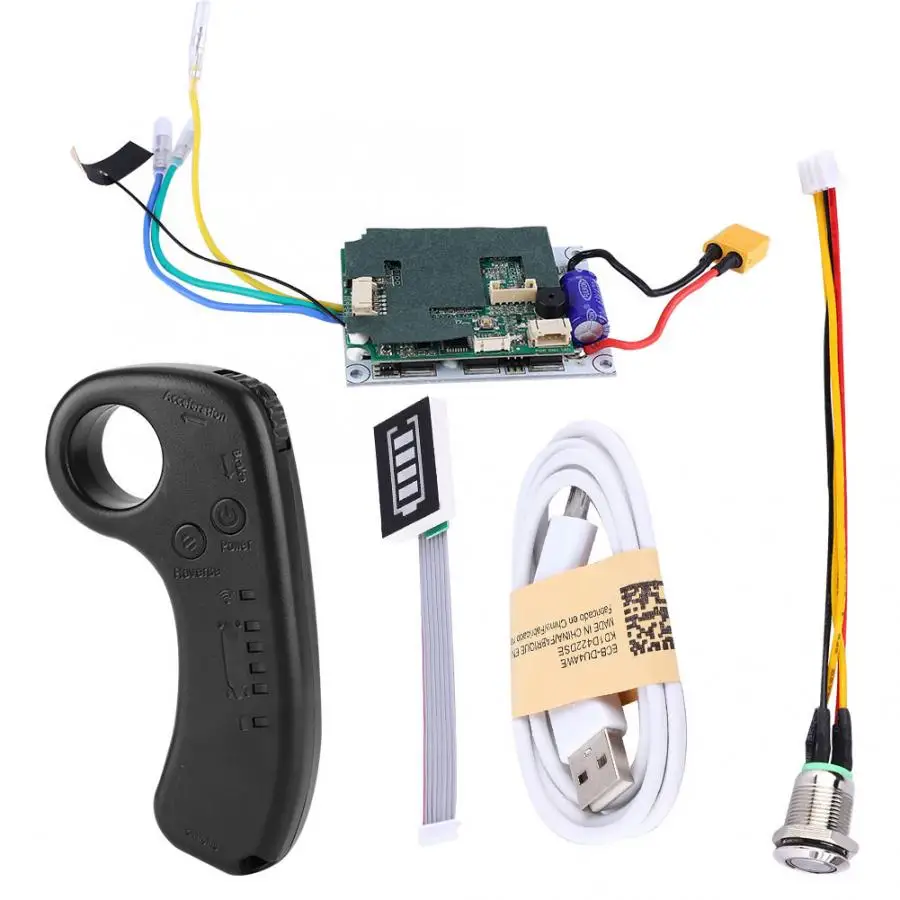 36V Single Motor Electric Skateboard Longboard Drive Controller ESC Hub motor Mini Remote Electric Skateboard Accessories