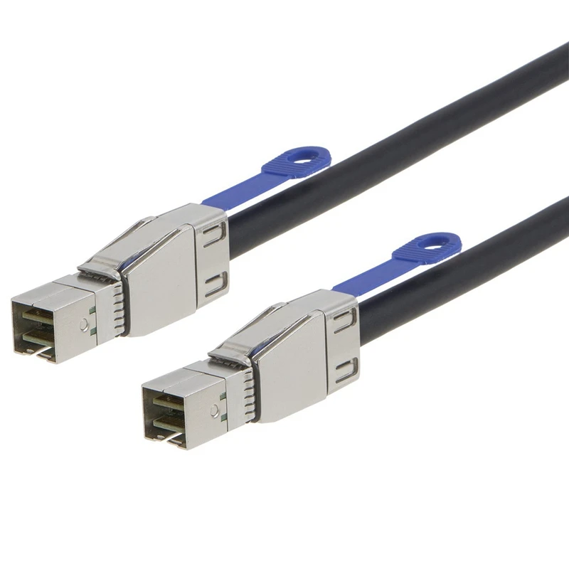 FFYY-3.3Ft Внешний Hd Mini Sas Sff-8644-Sff-8644 кабель, 1 м/черный