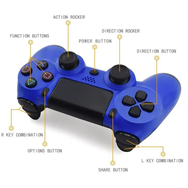Беспроводной контроллер для sony PS4 Bluetooth Вибрационный геймпад для Playstation 4 джойстик для PS4 PS3 игровой консоли