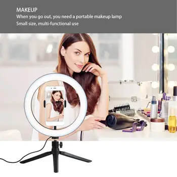 

10.23Inch Adjustable Led Beauty Ring Light With Tripod Live Fill Light Shooting Mobile Phone Bracke