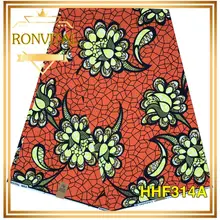 Женское платье DIY восковая ткань RONVITAL распродажа африканская печать Высокое качество хлопок Материал DIY ткани 6 ярдов/партия
