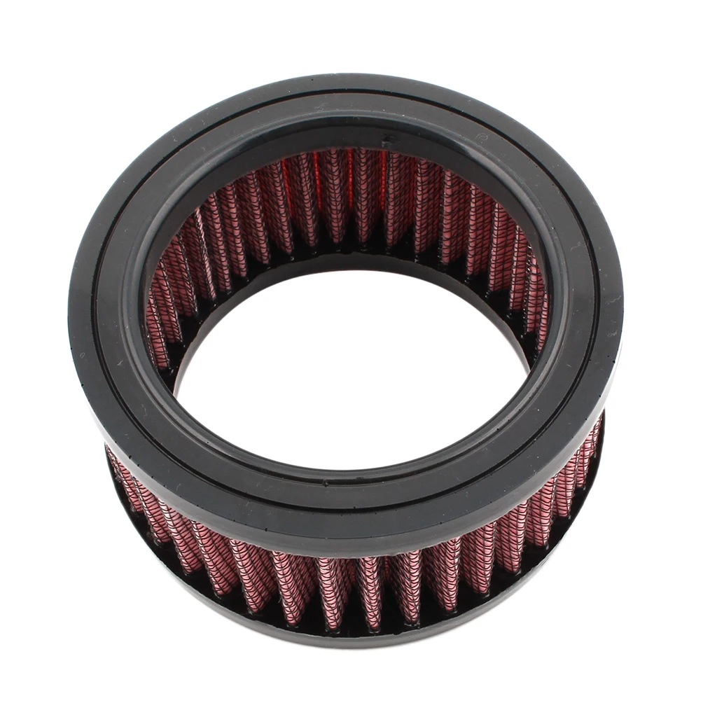Motorcycle Air Intake Filter Cleaner Replacement for Harley Sportster XL883 XL1200 04-15 Motorbikes - Red