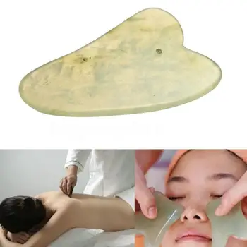 

Gua Sha Facial Massage Chinese Medicine Natural Jade Board Scraping Tool Acupuncture Spa Acupuncture Scraper Therapy GK