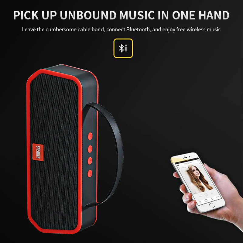 Новейший портативный динамик s с Bluetooth 5 0 уличная Беспроводная стереоколонка