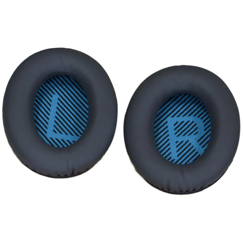 Dark Grey Blue Замена белка больше цветов пены амбушюры подушки для Bose для quietкомфорт 2 QC35 QC25 AE2 QC2 QC15 AE2I наушники - Цвет: Dark Grey Blue