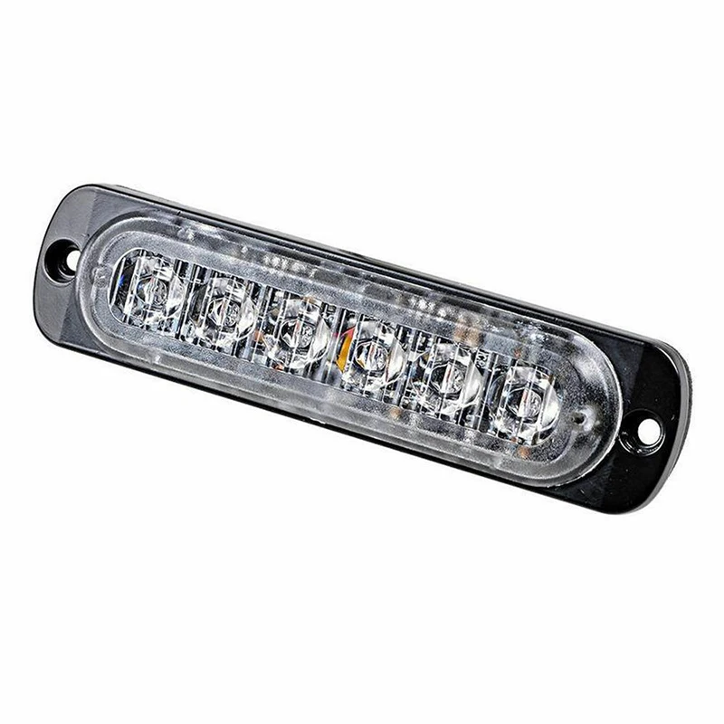 

Accessories Flashing Lights Safety Warning Lamps IP67 Waterproof 113*8mm Transparent Lens 10pcs 6 LED