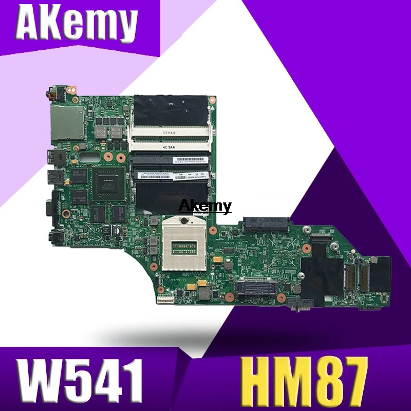 

k2100m Q3 2G W8P HM87 00HW114 Lenovo ThinkPad W541 notebook PC motherboard LKM-1 WS MB 12291-2 100% Test OK free shipping