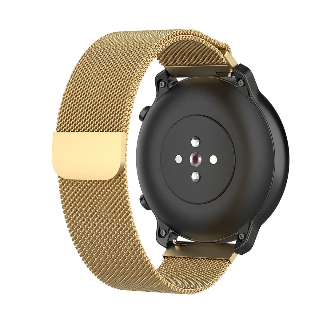 Металлический браслет на запястье с магнитной петлей для AMAZFIT GTR Смарт-часы 42 мм браслет умные аксессуары наручные часы ремешок Y20
