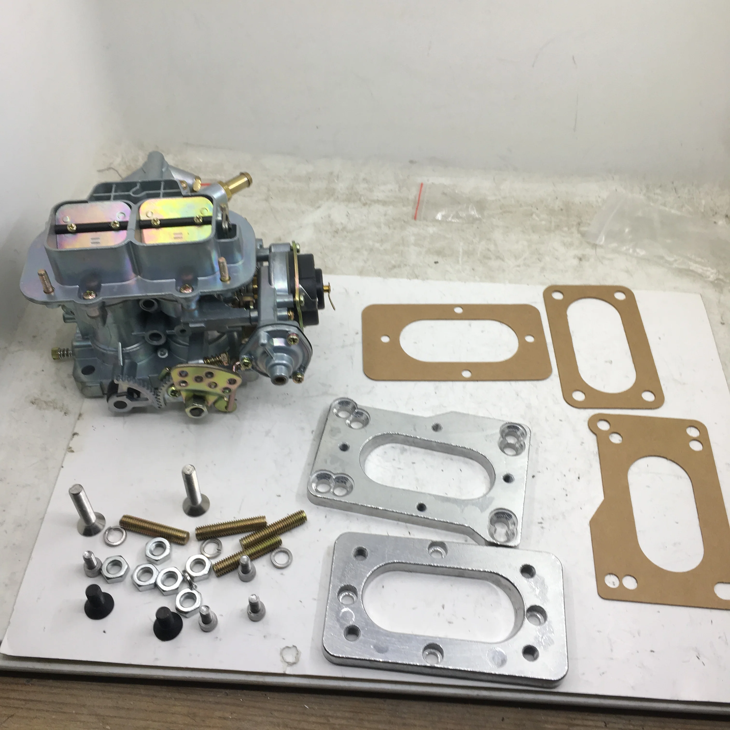 Sherryberg fajs empi carburador carb 38 dgas + kit adaptador para toyota 22r 20r weber gaxetas ferragem 38/38 dgas