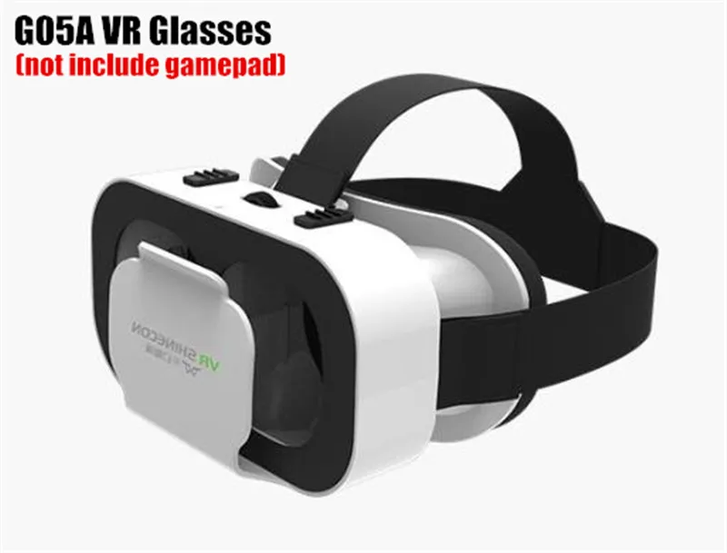 Original G05A IMAX Giant Screen VR Glasses 3D Virtual Reality Box Google Cardboard Helmet for 4.5-6.5" Smartphone,Match Joystick 