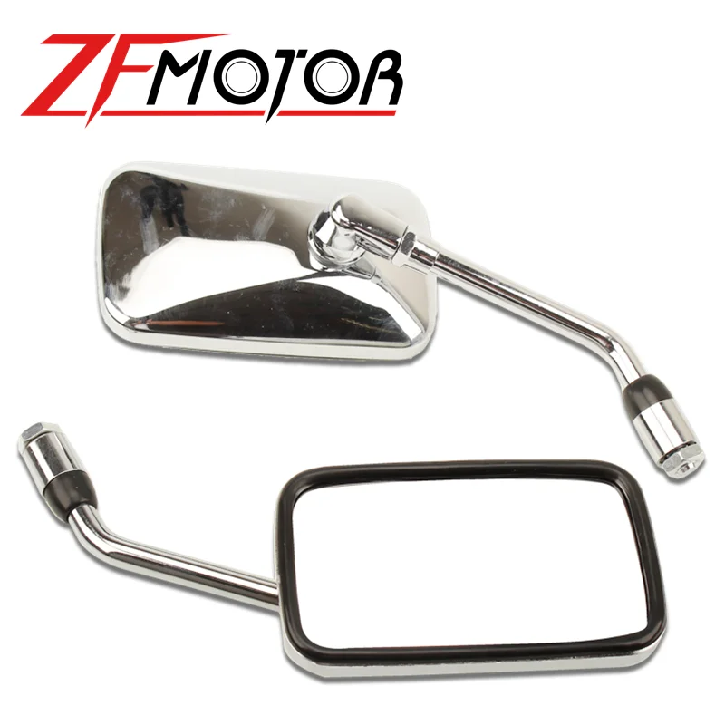 2X10 мм зеркала заднего вида для Suzuki VL125 VL250 skywave AN250 AN400 Burgman для Honda CA250 Steed Magna 250 400 750