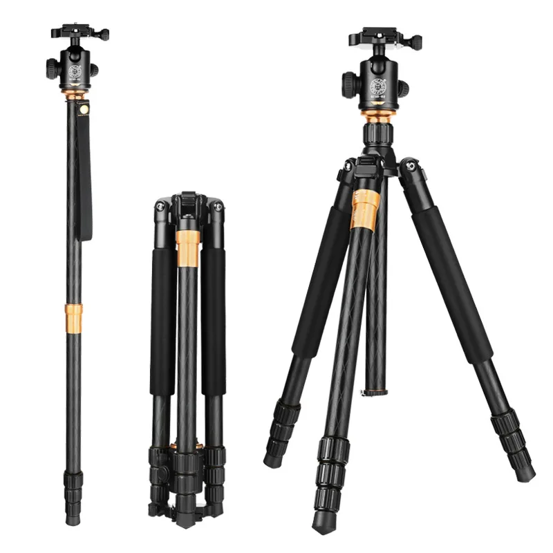 

QINGZHUANGSHIDAI Q999 Single-lens Reflex Camera Tripod Portable Steady Multi-functional Photography Camera Aluminum Alloy Bracke