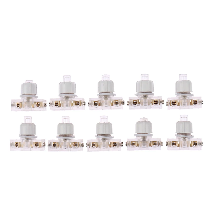 너트 마이크로 모션 작은 스위치 버튼 스위치와 10pcs 램프 전기 피팅