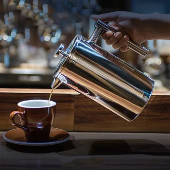 

Press Stainless Steel Coffee Teas Filter Maker Plunger Pitcher Coffee Maker Espresso Cafeteira Percolator Pot Coffee Tea Maker