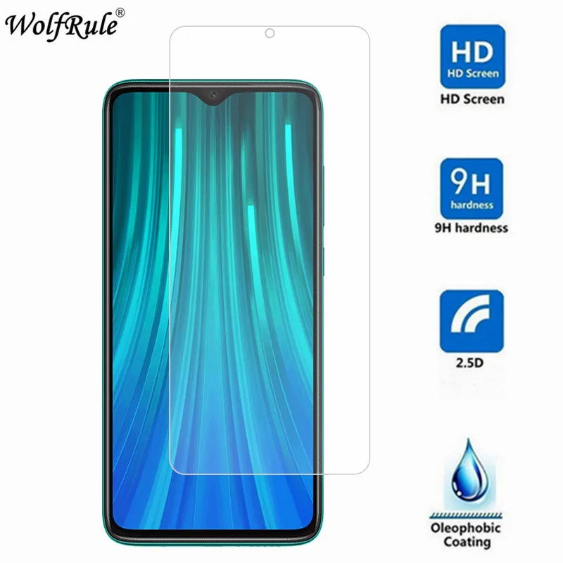 2 шт. защита для экрана Xiaomi Redmi Note 8 Pro закаленное стекло защитная пленка