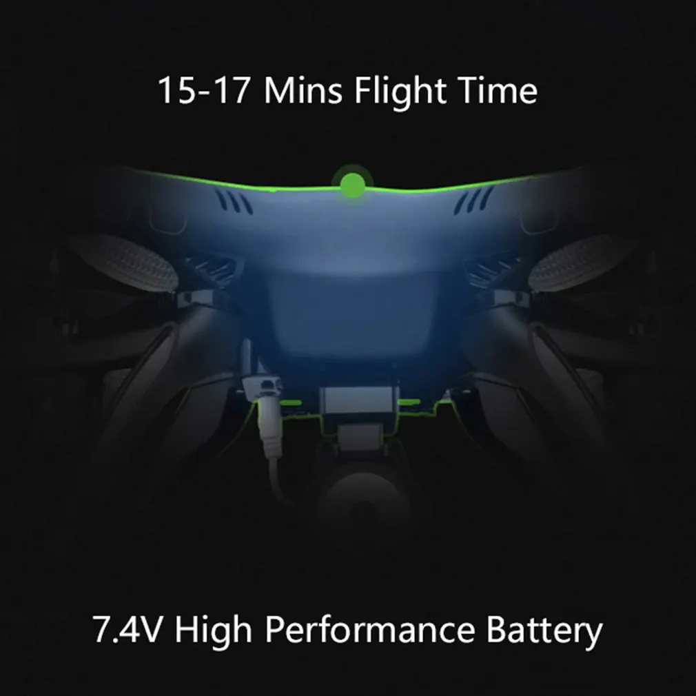 GW168 gps Радиоуправляемый Дрон с 1080P широкоугольный Вертолет камеры WiFi FPV высота удерживает долгое время Летающий беспилотник с батареей 2/3