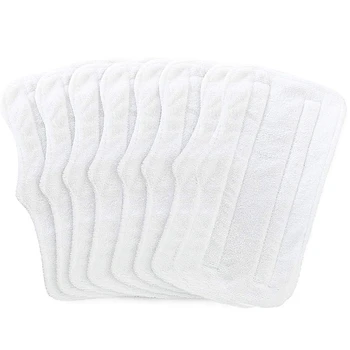 

Hot TOD-8Pcs Steam Mop Soft Microfiber Cloth Covers for Shark S3101 S3102 SK140 Head Replacement Pad