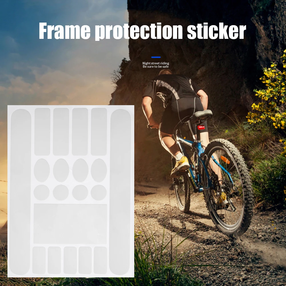 Kit D'autocollants De Protection Pour Cadre Vélo Et Fourche - Set De 14 Décalcos VTT
