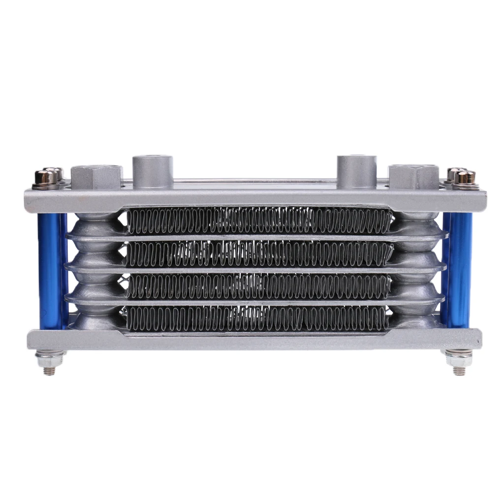Серебристая алюминиевая CNC масляная система охлаждения двигателя для 125/140cc мотоцикла питбайк