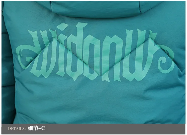 Зимняя куртка в Корейском стиле, удлиненная, с большим воротником, пуховая куртка, Женская Толстая теплая пуховая парка, женская, 806