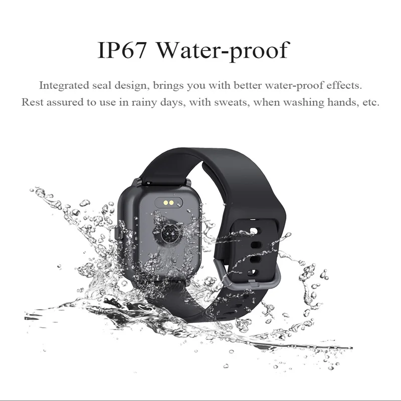 Greentiger Bluetooth T55 Смарт часы IP67 водонепроницаемый монитор сердечного ритма артериального давления спортивный трекер Smartwatch VS T80 B58