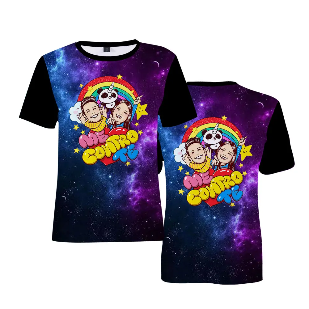 

Me Contro Te T Shirt Men Women Tops Child T-shirt Fashion Cartoon 3D Clothes Girls Short Sleeve Boys Streetwear