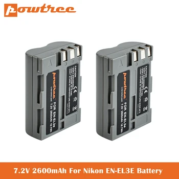 

7.2V 2600mAh For Nikon EN-EL3e, EL3, EL3a, D700, D300s, D300, D200, D100, D90, D80, D70s, D70, D50, MH-18, MH-18a, MH-19, MB-D20