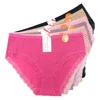 5pcs Plus Size Cotton Women Panties Highwaist XL-XXXL Sexy Women Underwear Solid Cotton Briefs ► Photo 3/6