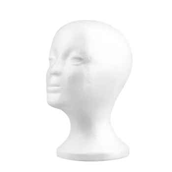 

Female Styrofoam Foam Mannequin Manikin Head Model Hat Glasses Display Foam Mannequin Head Model Hat Wig Display Stand Rack